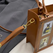 Cat Elf Print Tote Bag For Women Stylish Versatile