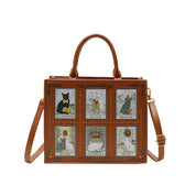 Cat Elf Print Tote Bag For Women Stylish Versatile