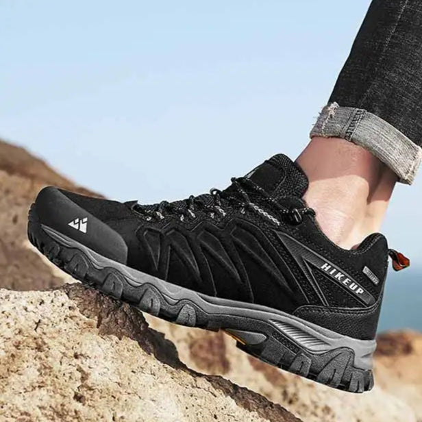 HIKEUP Leather Trekking Sneakers