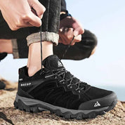 HIKEUP Leather Trekking Sneakers