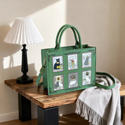 Cat Elf Print Tote Bag For Women Stylish Versatile