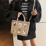 Cat Elf Print Tote Bag For Women Stylish Versatile