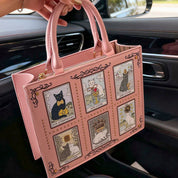 Cat Elf Print Tote Bag For Women Stylish Versatile