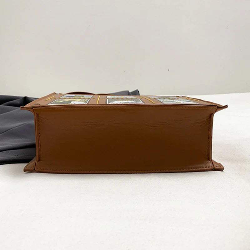 Cat Elf Print Tote Bag For Women Stylish Versatile