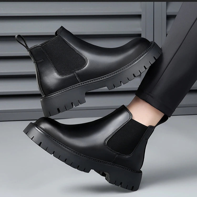 ArcticShield™ Genuine Leather Thermal Ankle Boots