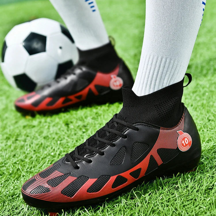 StrikerForce High-Top Soccer Boots