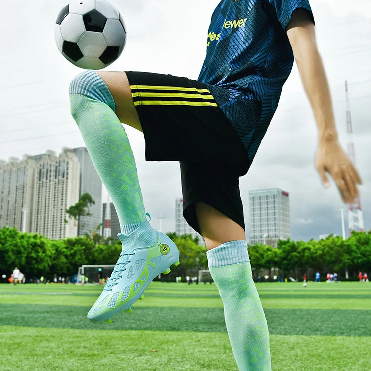 StrikerForce High-Top Soccer Boots