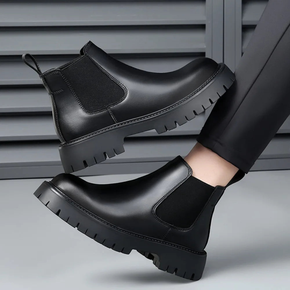 ArcticShield™ Genuine Leather Thermal Ankle Boots