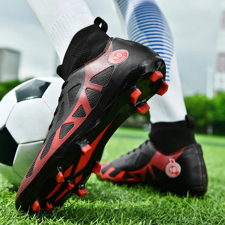 StrikerForce High-Top Soccer Boots