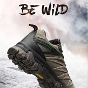 HIKEUP Leather Trekking Sneakers